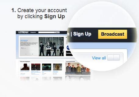 How To Broadcast on Ustream.TV .
